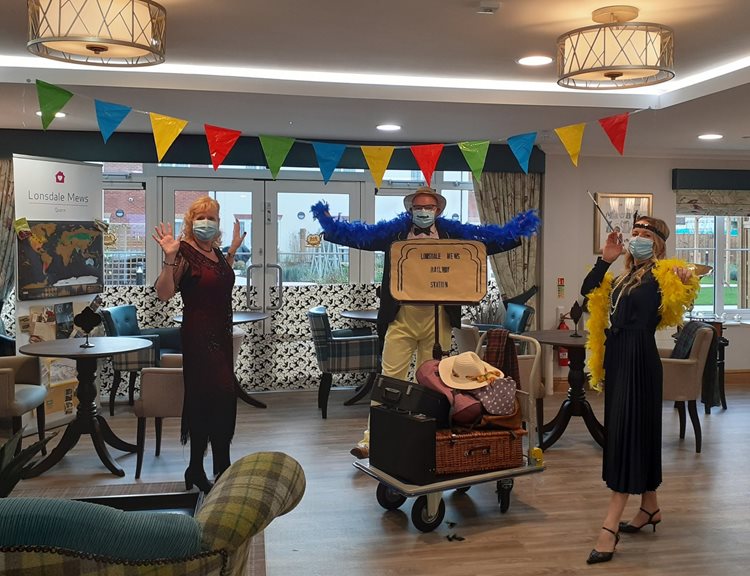 All aboard the Orient Express at Quorn care home